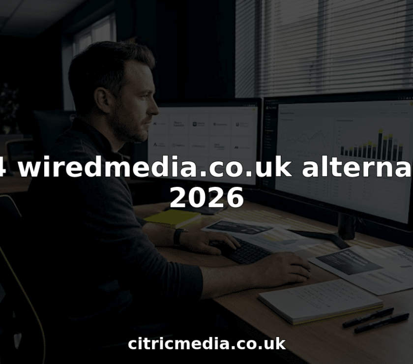 Business analyst reviewing digital agency comparisons