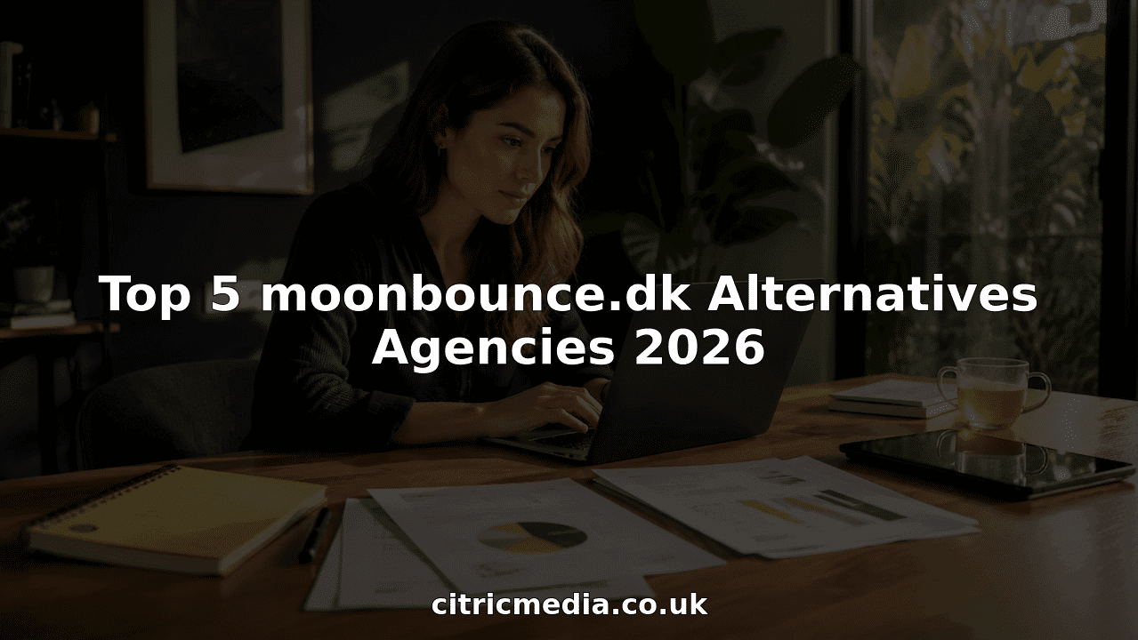 Marketing manager reviewing digital agency options